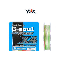 Νήμα Ygk G-Soul Super Jigman 4x 200m PE 0.8