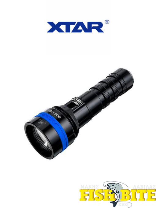 Xtar D06 Καταδυτικός Φακός LED Φωτεινότητας 1600lm Full Se