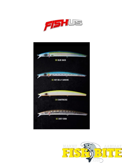 Τεχνητά Fishus Espetron Long Minnow 185mm 32gr
